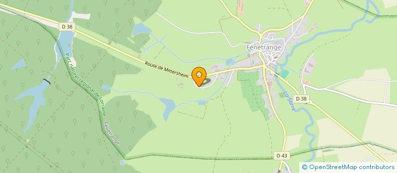 localisation de l'entreprise AF DIAGNOSTICS  FENETRANGE