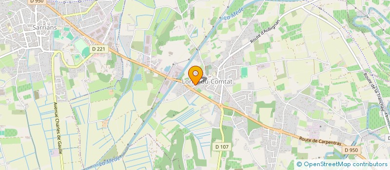 localisation de l'entreprise AF DISTRIBUTION  LORIOL-DU-COMTAT