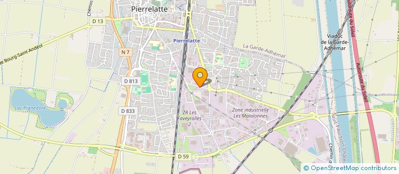 localisation de l'entreprise AF DISTRIBUTION à PIERRELATTE