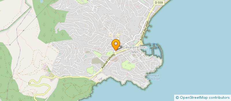 localisation de l'entreprise AF FARHAT à CAVALAIRE-SUR-MER