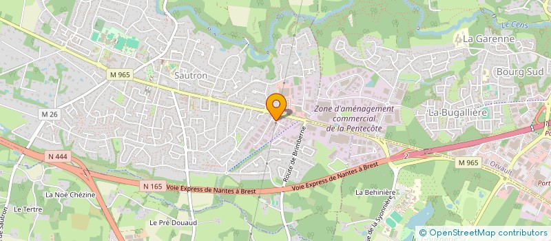 localisation de l'entreprise AF FINANCE CONSEIL  SAUTRON