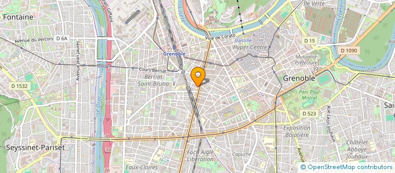 localisation de l'entreprise AF FINANCES  GRENOBLE