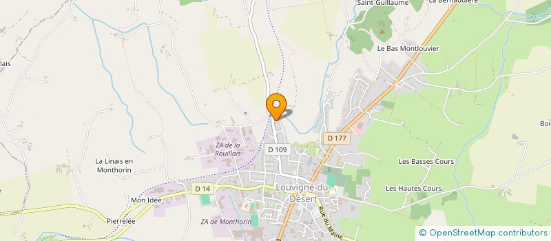 localisation de l'entreprise AF HOLDING  LOUVIGNE-DU-DESERT