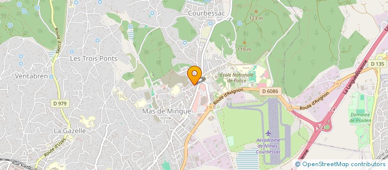 localisation de l'entreprise AF HOLDING  NIMES