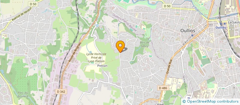 localisation de l'entreprise AF IMMO  SAINT-GENIS-LAVAL