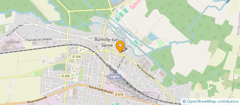 localisation de l'entreprise AF IMMO  ROMILLY-SUR-SEINE