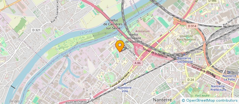 localisation de l'entreprise AF IMMO  NANTERRE