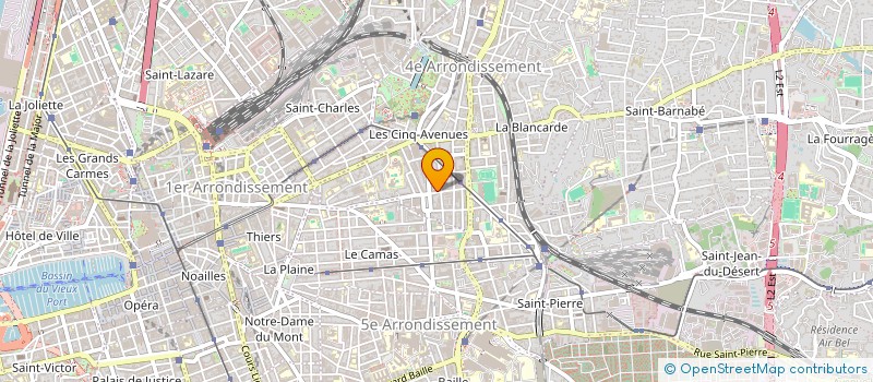 localisation de l'entreprise AF IMMO à MARSEILLE
