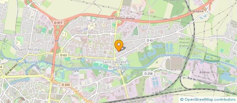 localisation de l'entreprise AF IMMOBILIER  ANZIN-SAINT-AUBIN