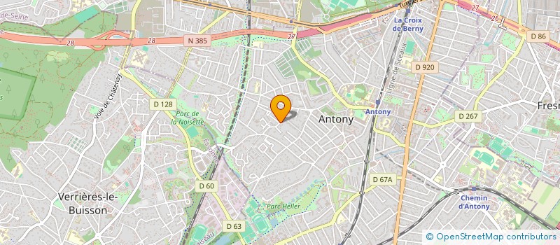 localisation de l'entreprise AF-IMPACT à ANTONY