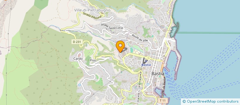 localisation de l'entreprise AF INGENIERIE à BASTIA