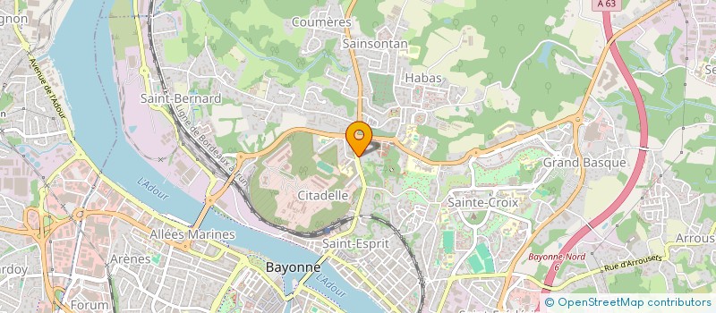 localisation de l'entreprise AF INSTITUT à BAYONNE