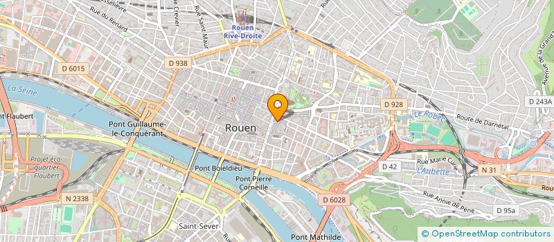 localisation de l'entreprise AF INVEST à ROUEN