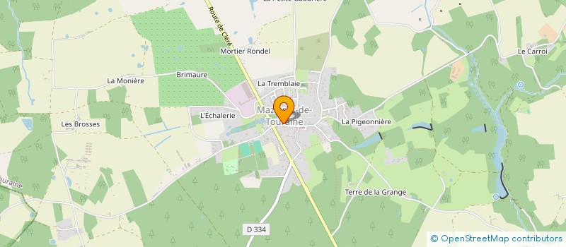 localisation de l'entreprise AF INVEST  MAZIERES-DE-TOURAINE