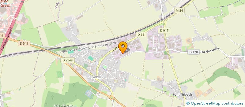 localisation de l'entreprise AF INVESTISSEMENT  AVELIN