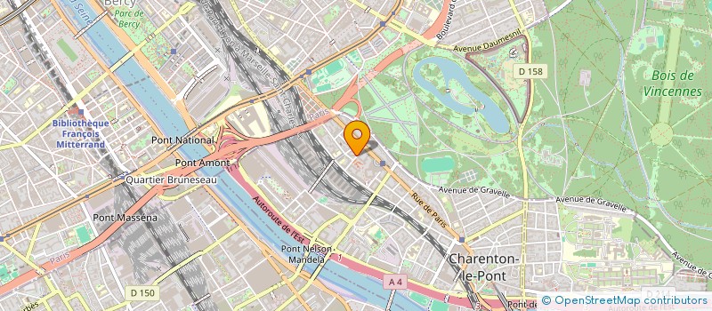 localisation de l'entreprise AF IT CONSULTING  CHARENTON-LE-PONT