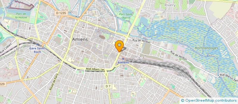 localisation de l'entreprise AF JBH à AMIENS