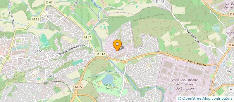 localisation de l'entreprise AF LOCATION  LE CRES