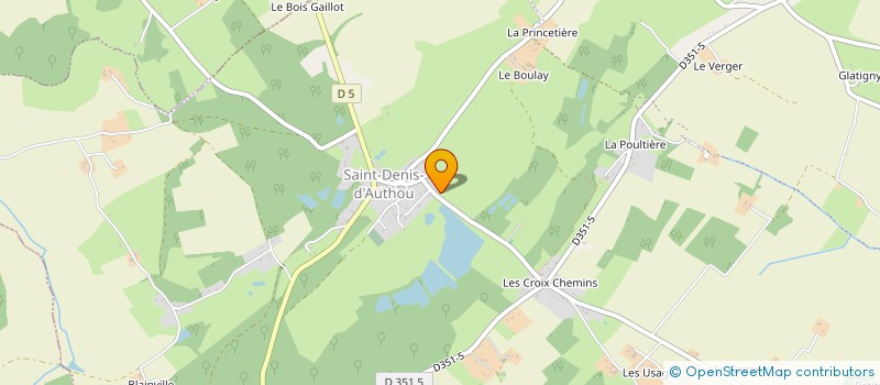 localisation de l'entreprise AF MACONNERIE à SOUANCE AU PERCHE