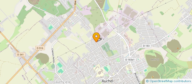 localisation de l'entreprise AF MATERIAUX  AUCHEL