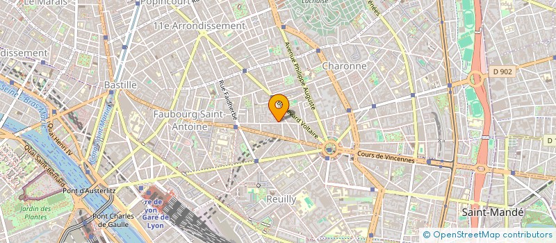 localisation de l'entreprise AF MCP  PARIS