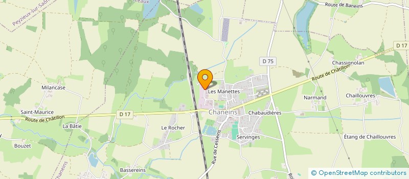 localisation de l'entreprise AF NAUTIQUE  CHANEINS