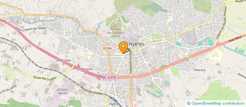 localisation de l'entreprise AF PARTENAIRES à HYERES