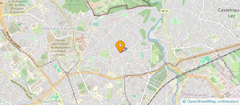 localisation de l'entreprise AF PARTICIPATIONS à MONTPELLIER