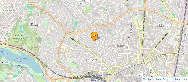 localisation de l'entreprise AF PARTICIPATIONS à DIJON