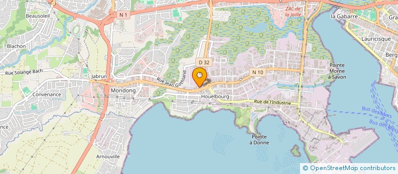 localisation de l'entreprise AF PARTICIPATIONS  BAIE-MAHAULT