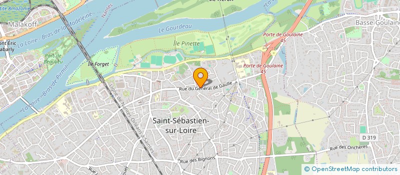 localisation de l'entreprise AF PARTNER à SAINT-SEBASTIEN-SUR-LOIRE