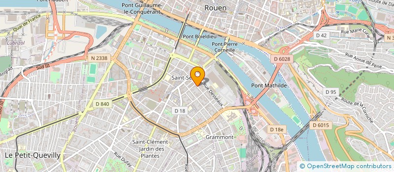 localisation de l'entreprise AF PEINTURE à ROUEN