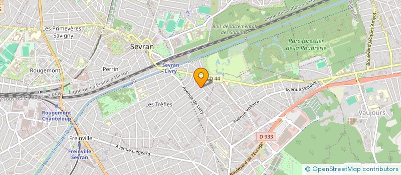 localisation de l'entreprise AF PLOMB à SEVRAN