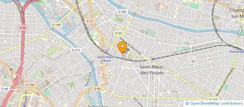 localisation de l'entreprise AF PLOMBERIE à SAINT-MAUR-DES-FOSSES