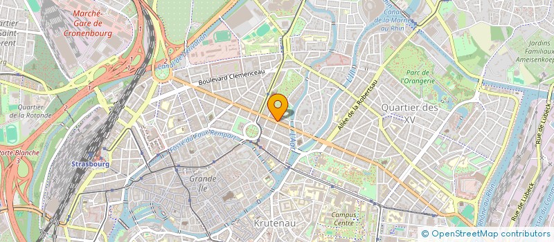 localisation de l'entreprise AF PLUS  STRASBOURG