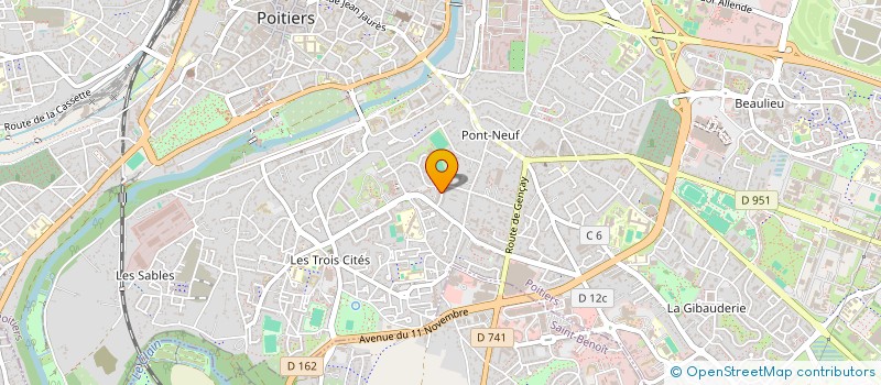 localisation de l'entreprise AF POITIERS à POITIERS