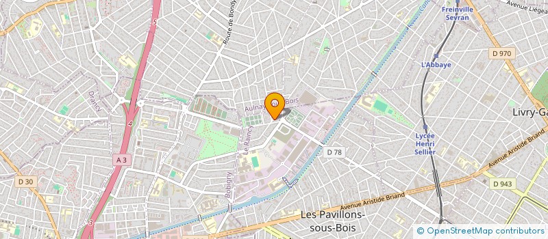 localisation de l'entreprise AF POSE à LES PAVILLONS-SOUS-BOIS