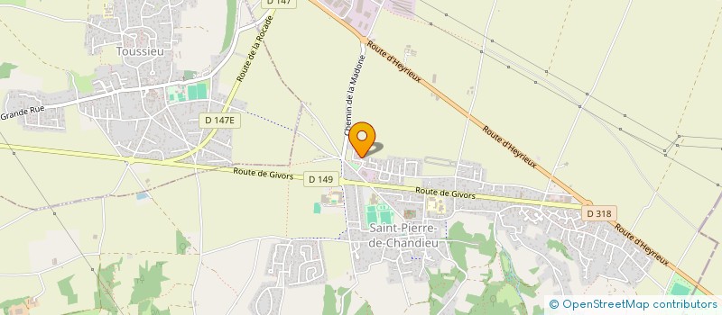 localisation de l'entreprise AF PRESTA  AQUATIQUE ET SPORTIVE  HEYRIEUX