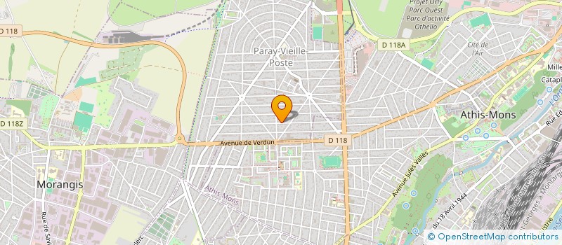 localisation de l'entreprise AF PRESTATIONS à PARAY-VIEILLE-POSTE