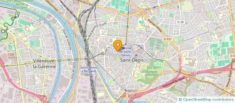localisation de l'entreprise AF PRO à SAINT-DENIS