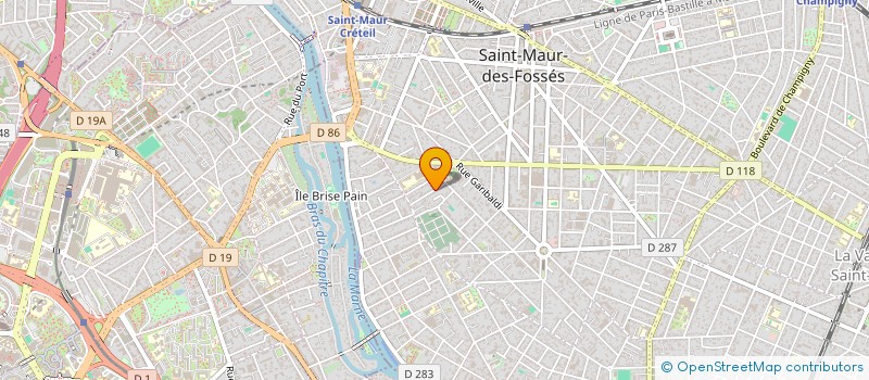 localisation de l'entreprise AF PROJECT à SAINT-MAUR-DES-FOSSES