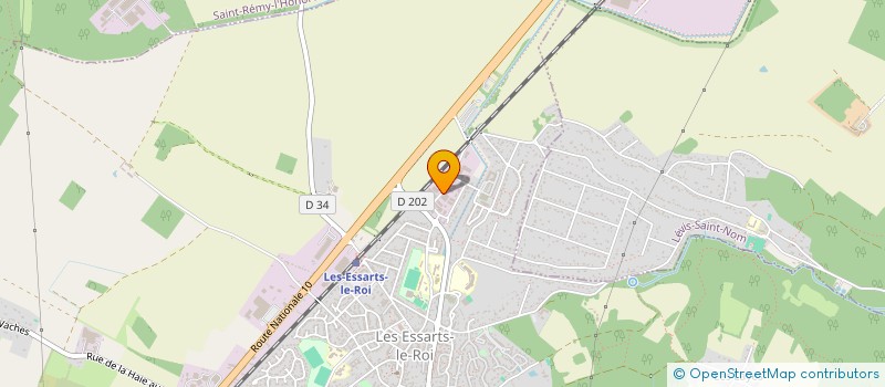 localisation de l'entreprise AF.RACE.PARTS  LES ESSARTS-LE-ROI