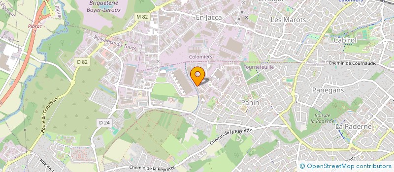 localisation de l'entreprise AF RACING CAR  TOURNEFEUILLE