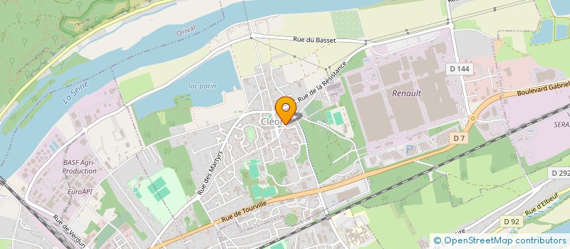 localisation de l'entreprise AF RAVALEMENT  CLEON