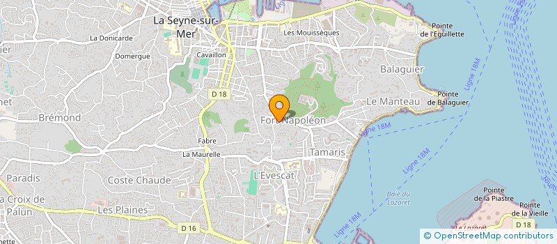 localisation de l'entreprise AF RENOV83 à LA SEYNE-SUR-MER