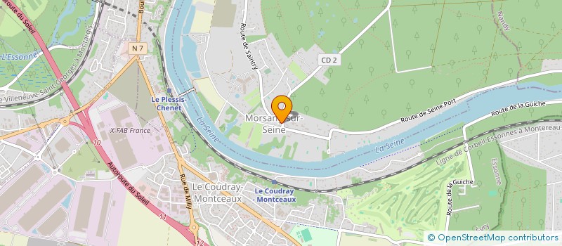 localisation de l'entreprise AF RESTAURATION  MORSANG-SUR-SEINE