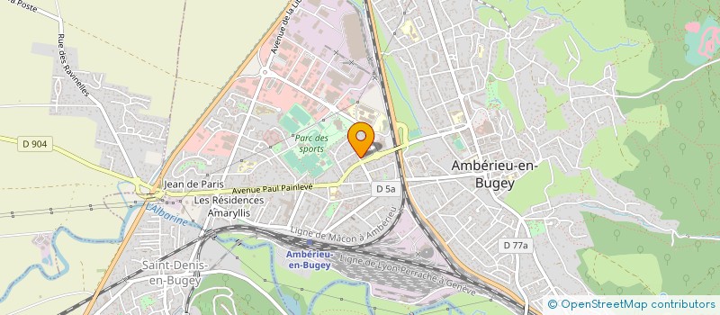localisation de l'entreprise AF RIGOLLET MOTOS SARL à AMBERIEU-EN-BUGEY