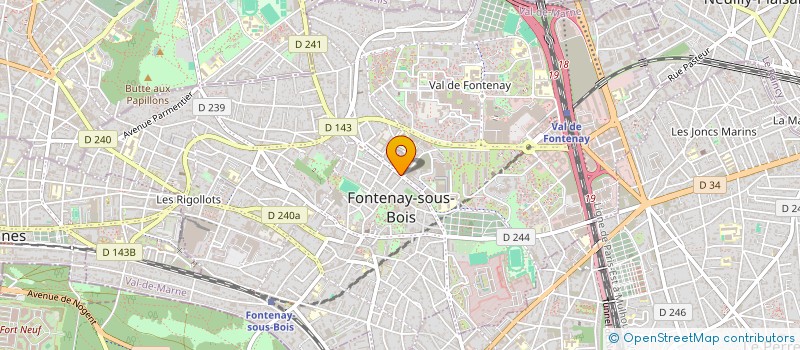 localisation de l'entreprise AF SERVICE à FONTENAY-SOUS-BOIS