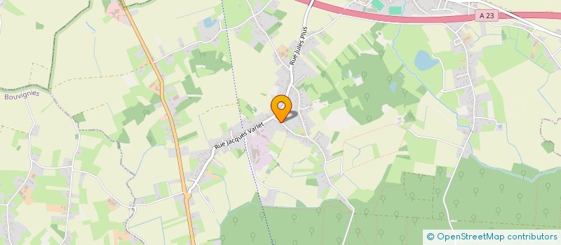 localisation de l'entreprise AF SERVICES 59 à BEUVRY-LA-FORET
