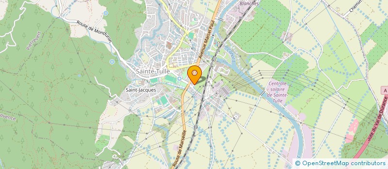 localisation de l'entreprise AF SERVICES  SAINTE-TULLE